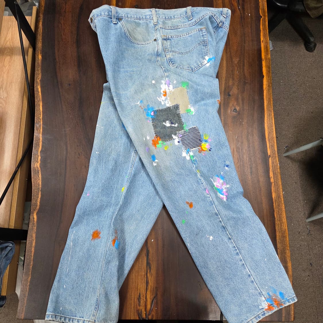 S.O/핸드페인팅, 패치워크 커스텀팬츠 상품이미지6