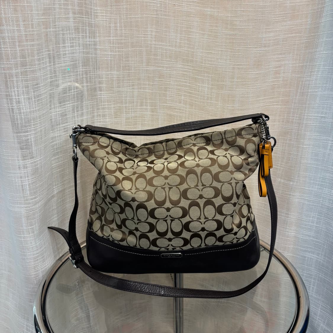 정품 코치 패브릭 숄더겸 토트백    상품이미지1