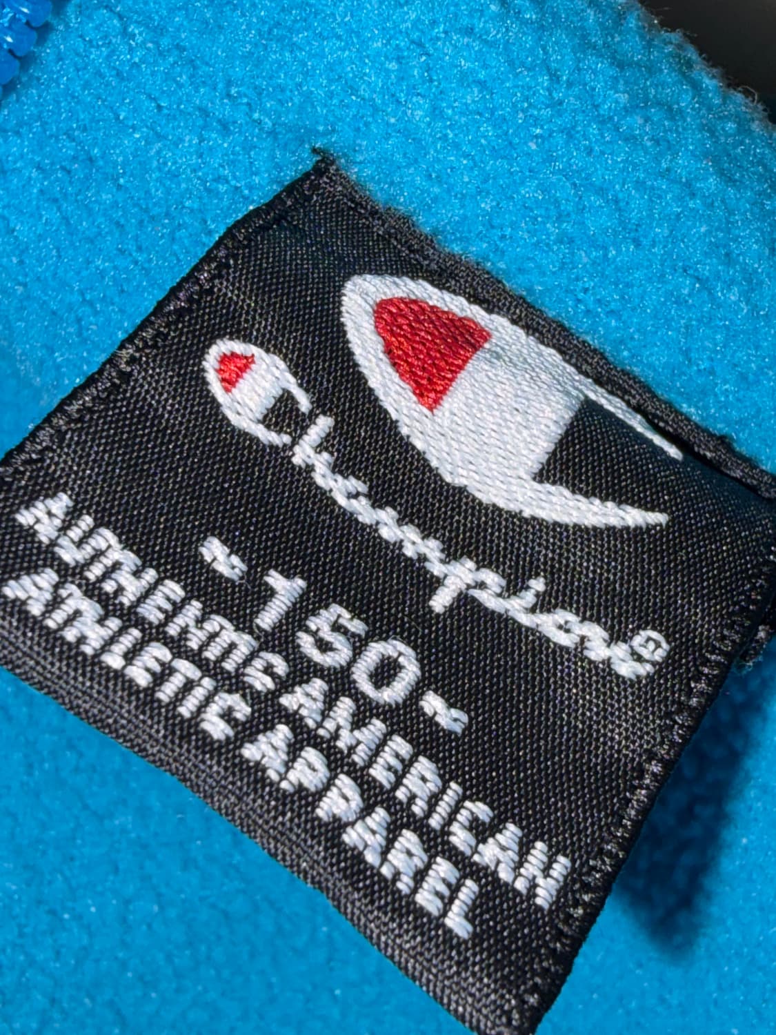 y2k 챔피온 빈티지 바람막이 자켓 🩵🖤 상품이미지3