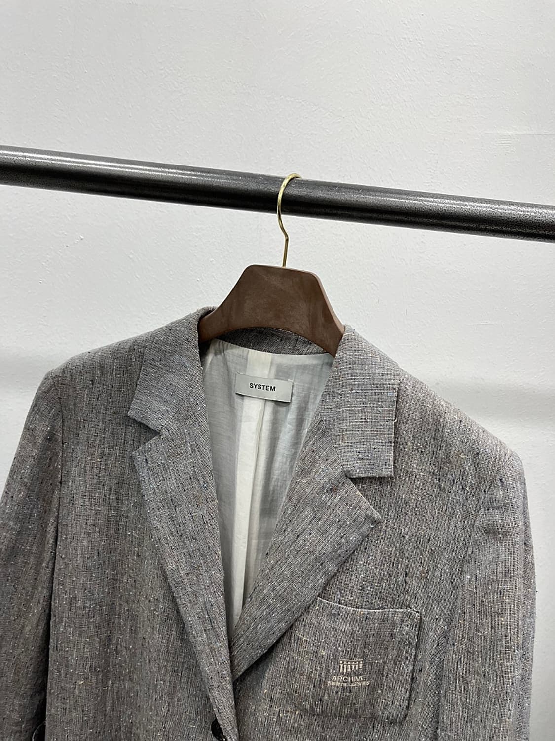 여) 시스템 오버 린넨자켓  상품이미지3
