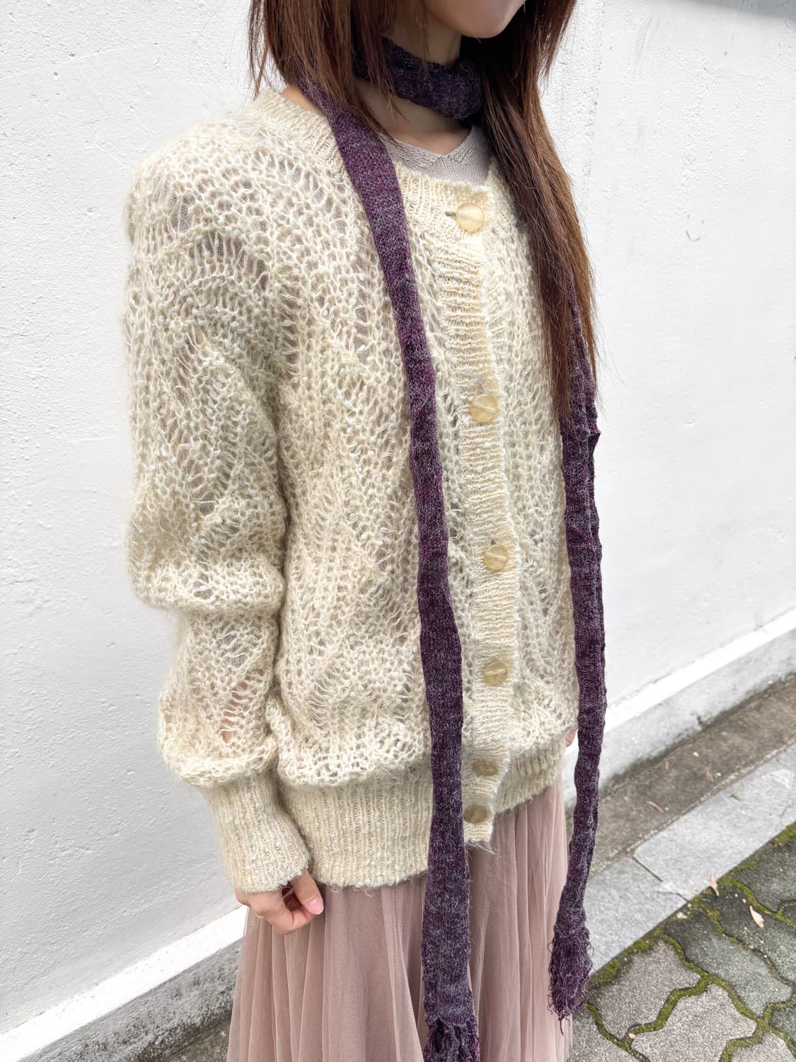 빈티지 울 가디건 상품이미지3