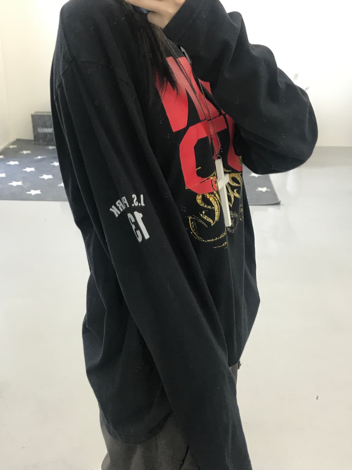 나이키 멘유 로고 롱 슬리브 상품이미지3