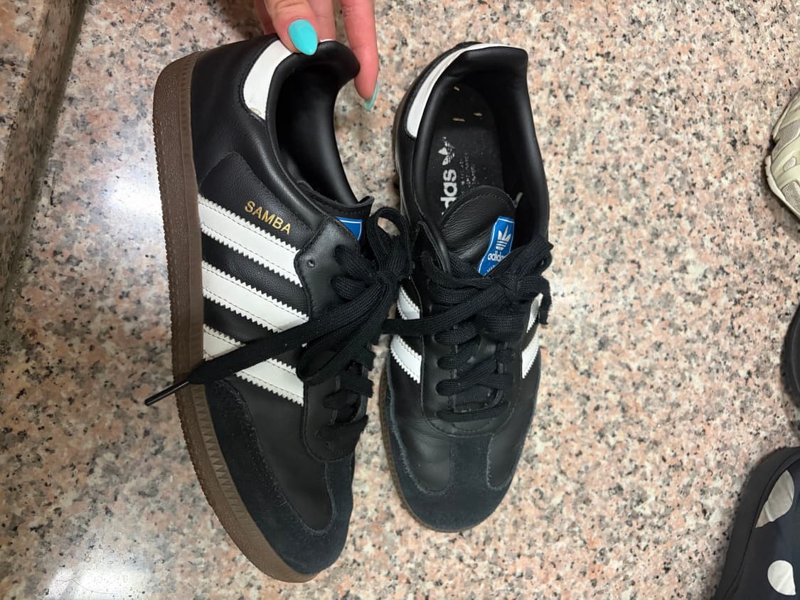 아디다스 삼바 OG 블랙 화이트 검 250 상품이미지1