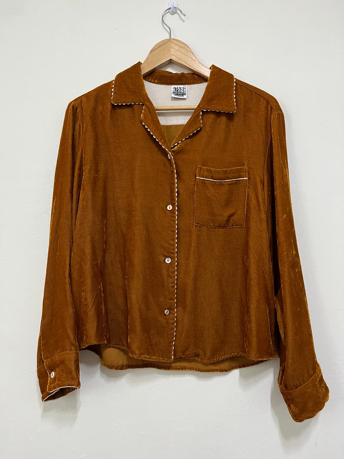 스탠드얼론 25FW 벨루어 셔츠 상품이미지1