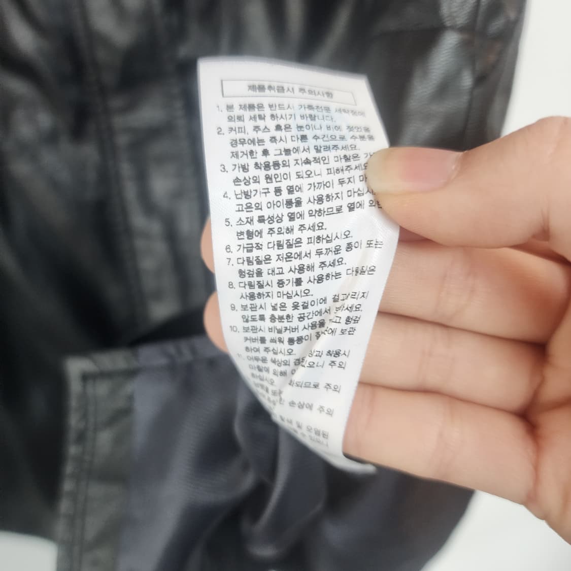 LBL 블랙 레더 조끼 베스트 상품이미지8