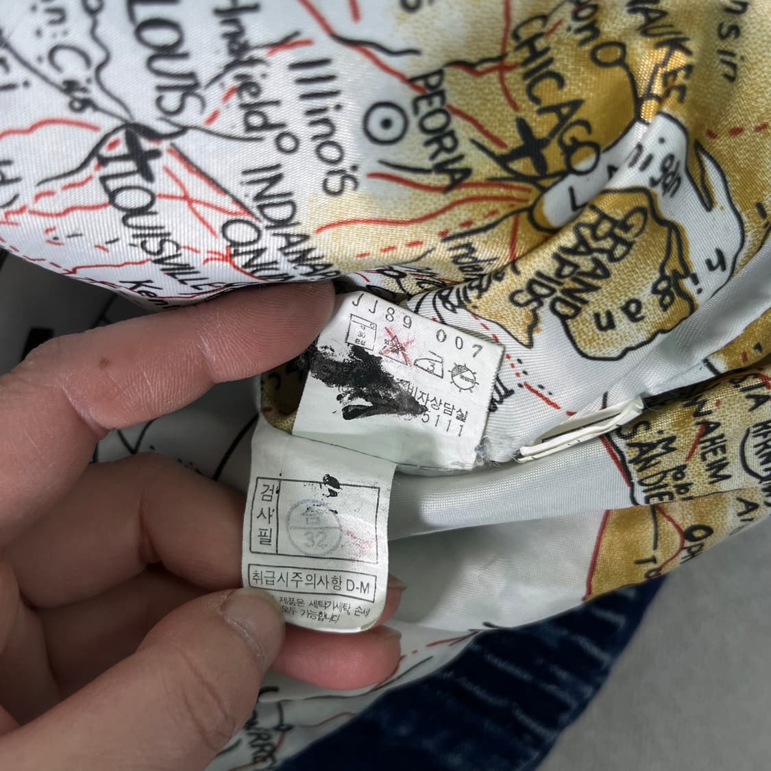 100 아메리칸 빈티지 데님 청자켓 상품이미지7