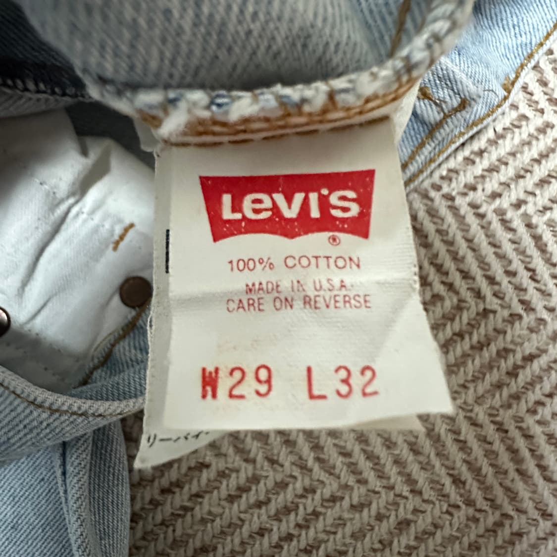 LEVI'S 610 90's usa made denim pants 상품이미지7