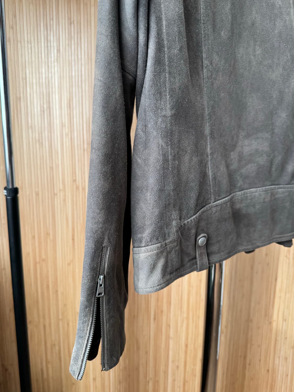 올세인츠 카노 스웨이드 바이커 자켓 L 상품이미지5