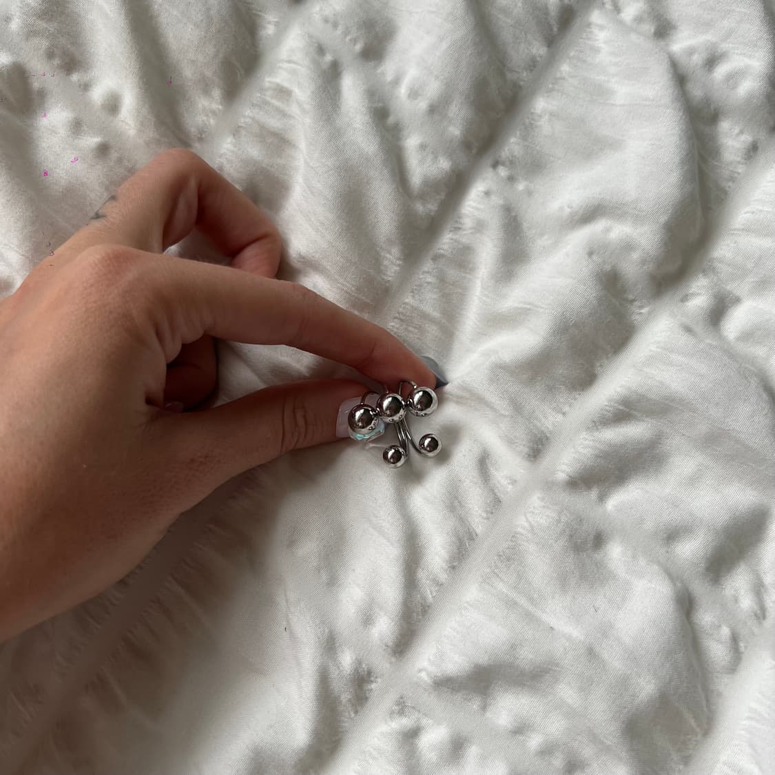 ⚪ 파이브 스피어 반지 상품이미지5