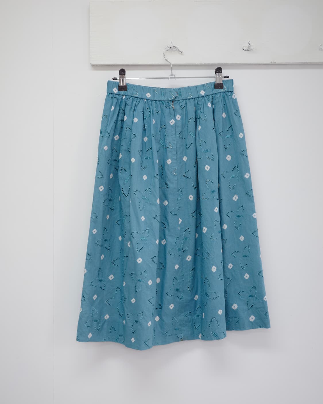 Blue punching skirt 상품이미지5