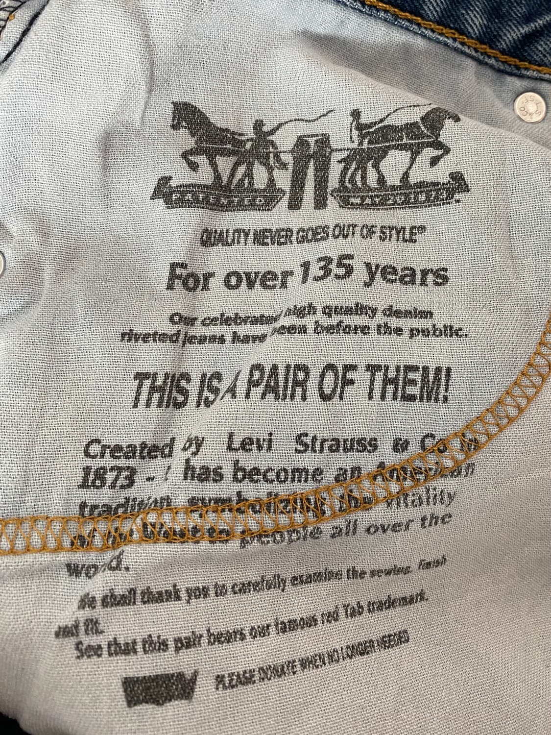 리바이스 505 (34) AB1705 상품이미지4