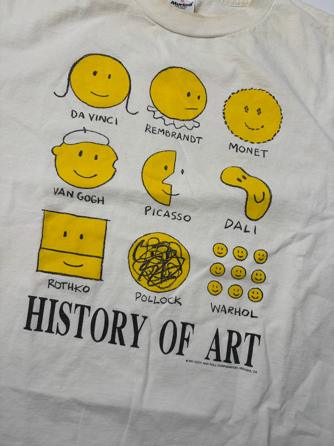 90s History Of Art Tee (white) 상품이미지5