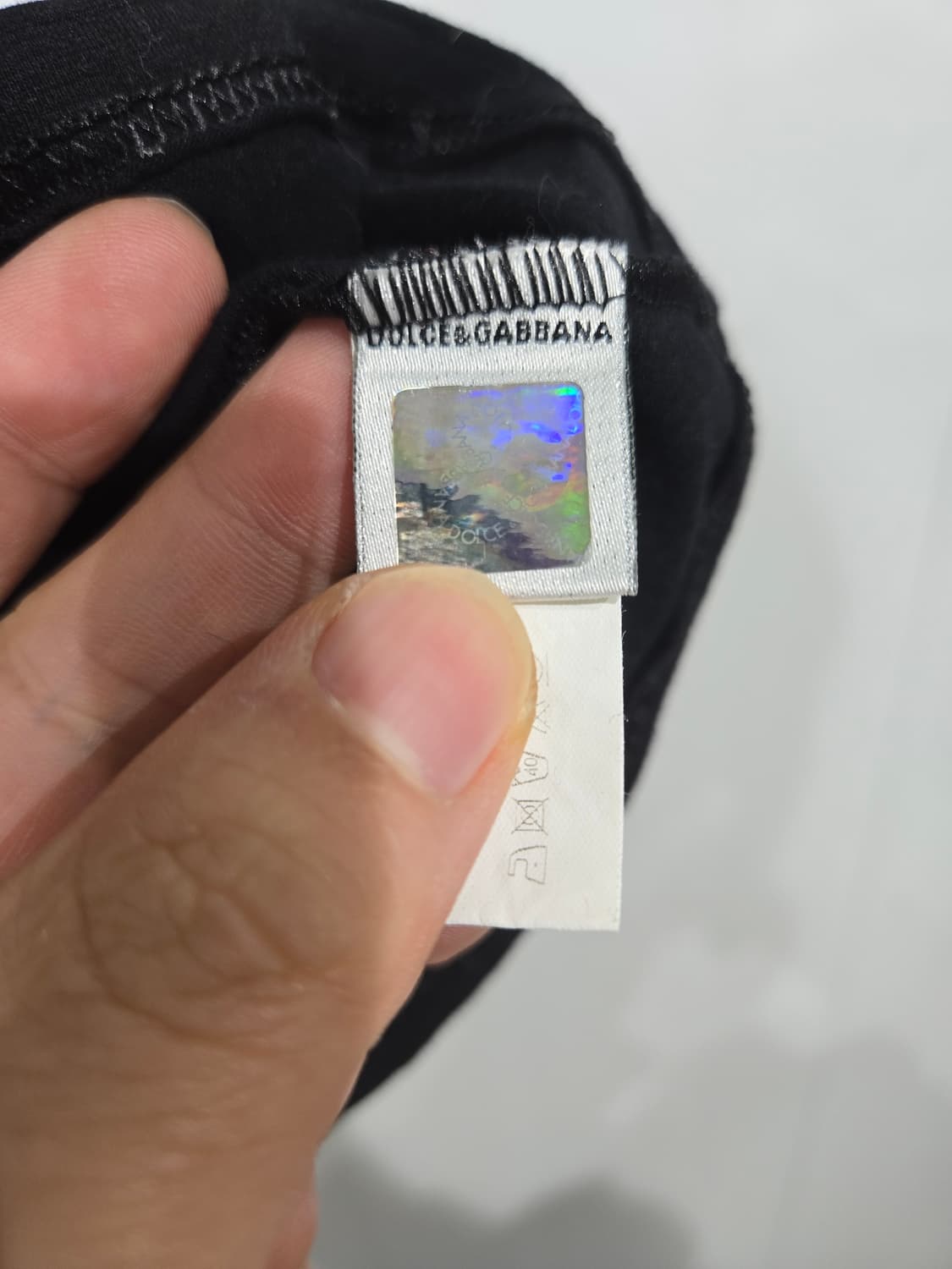 돌체앤가바나 D&G 블랙 반팔 티셔츠 상품이미지5