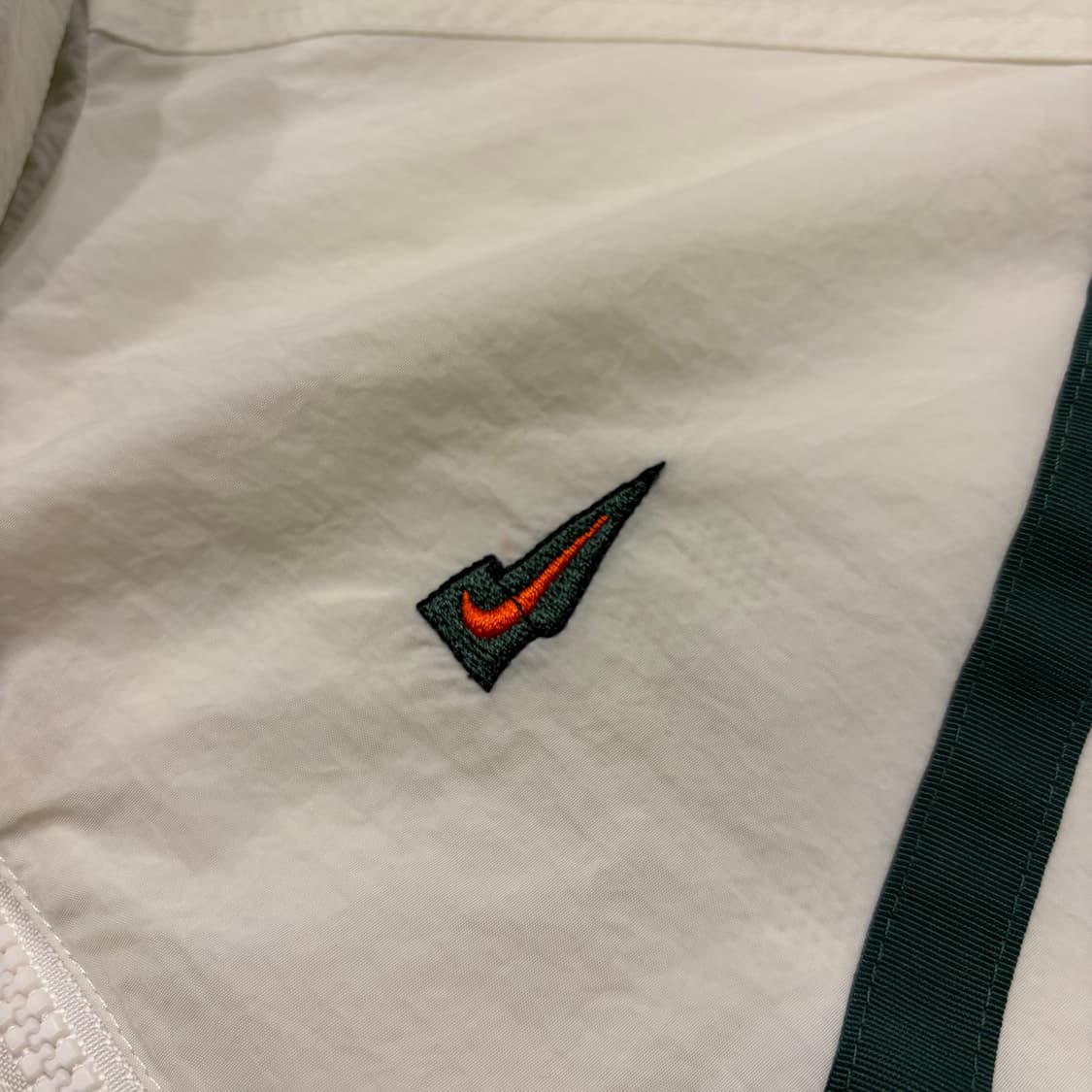 [L] 나이키 우븐 화이트 바람막이 집업 자켓 점퍼 C477 상품이미지5