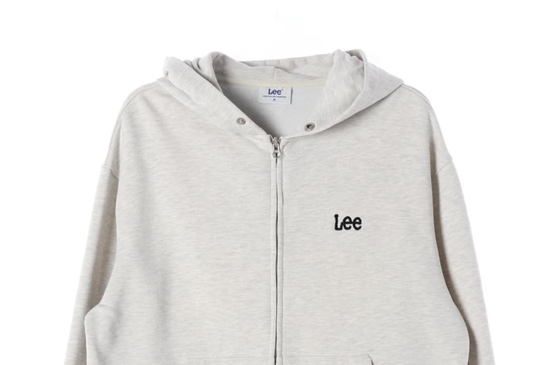 Lee 스몰 트위치 로고 투웨이 후드 집업 M 상품이미지3