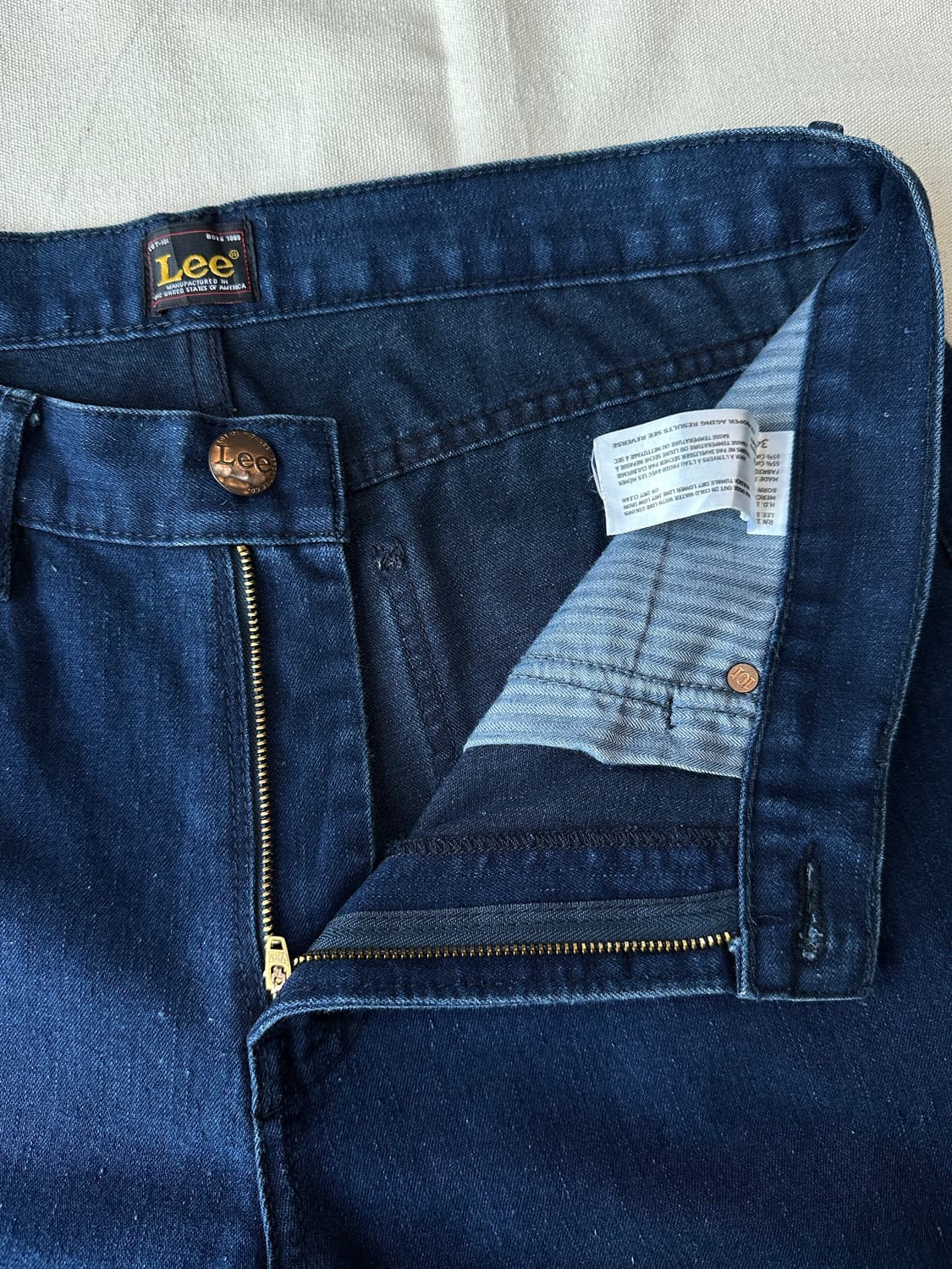 Lee made in USA 진청 데님 34 상품이미지3