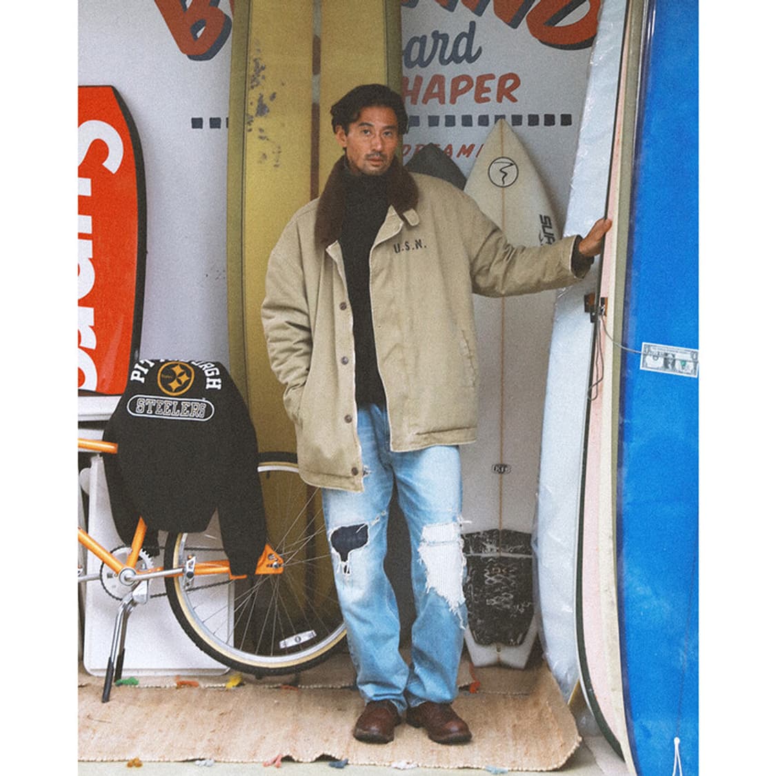 굿니스 USN N-1 Deck Coat 덱자켓 상품이미지3