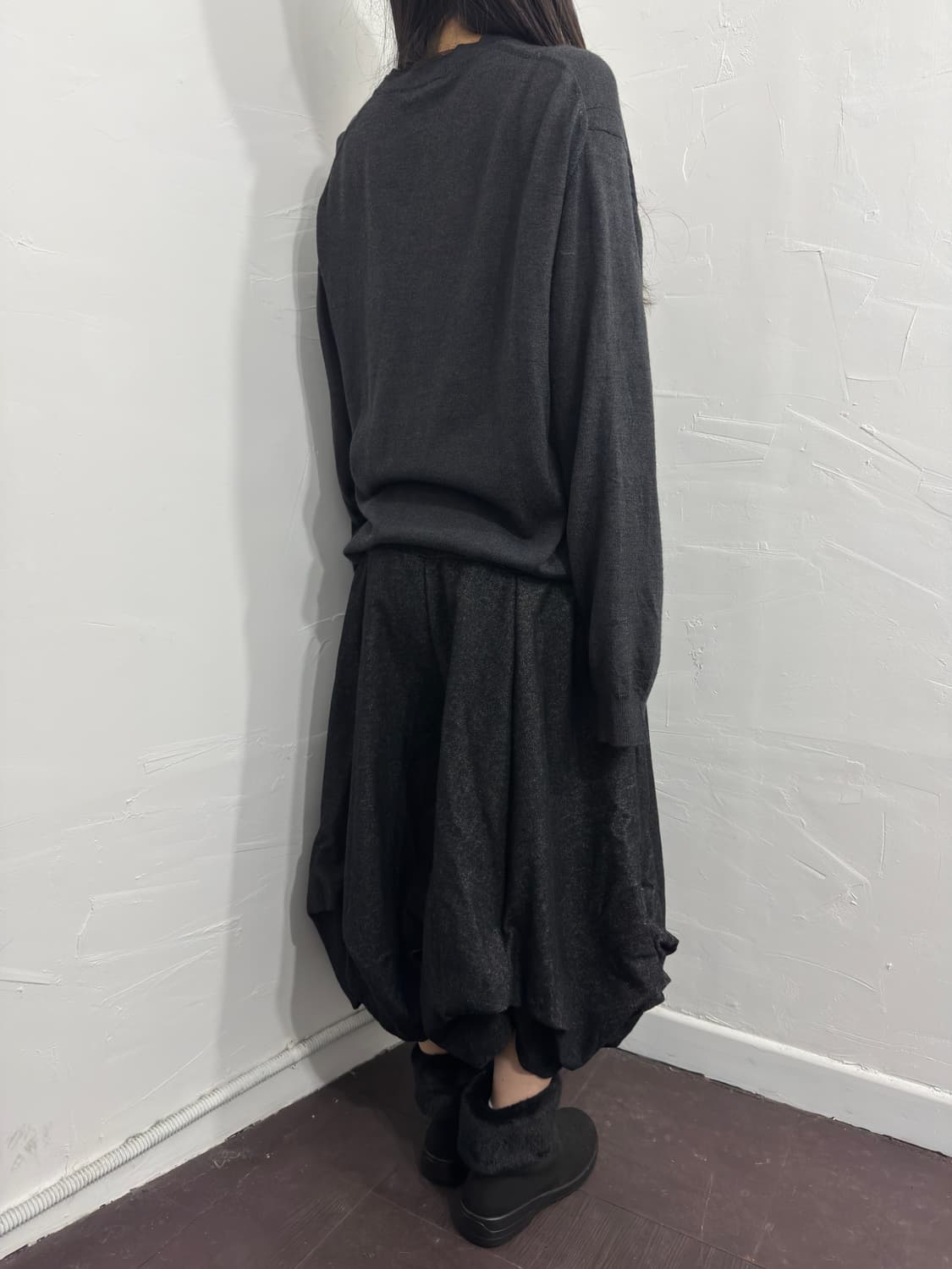 hiroko koshino wool cardigan 상품이미지4