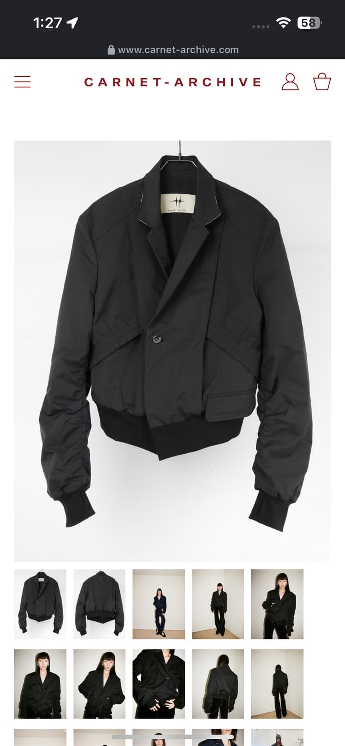 카르넷 아카이브  봄버자켓 상품이미지3