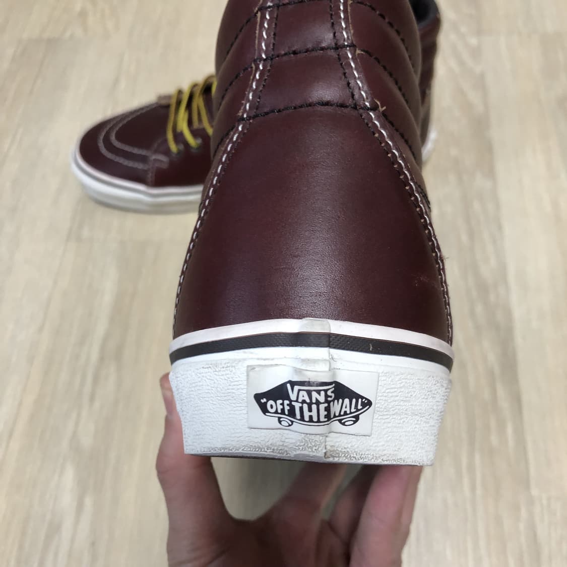 (265) 반스 VANS SK8-HI 그라운드 브레이커스 버건디 레더 상품이미지2