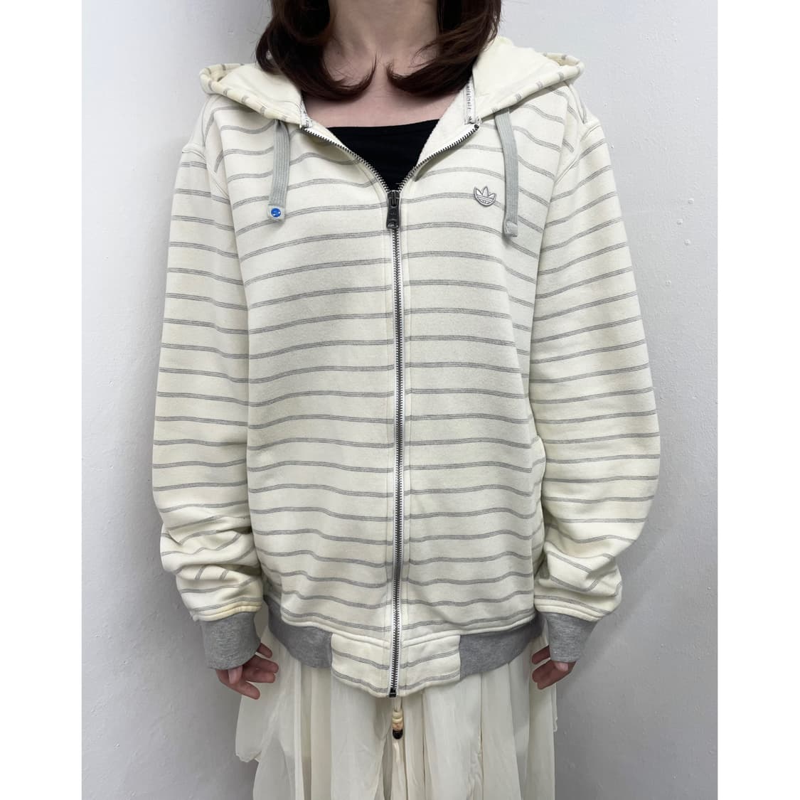 아디다스 너드 스트라이프 후드집업 상품이미지1