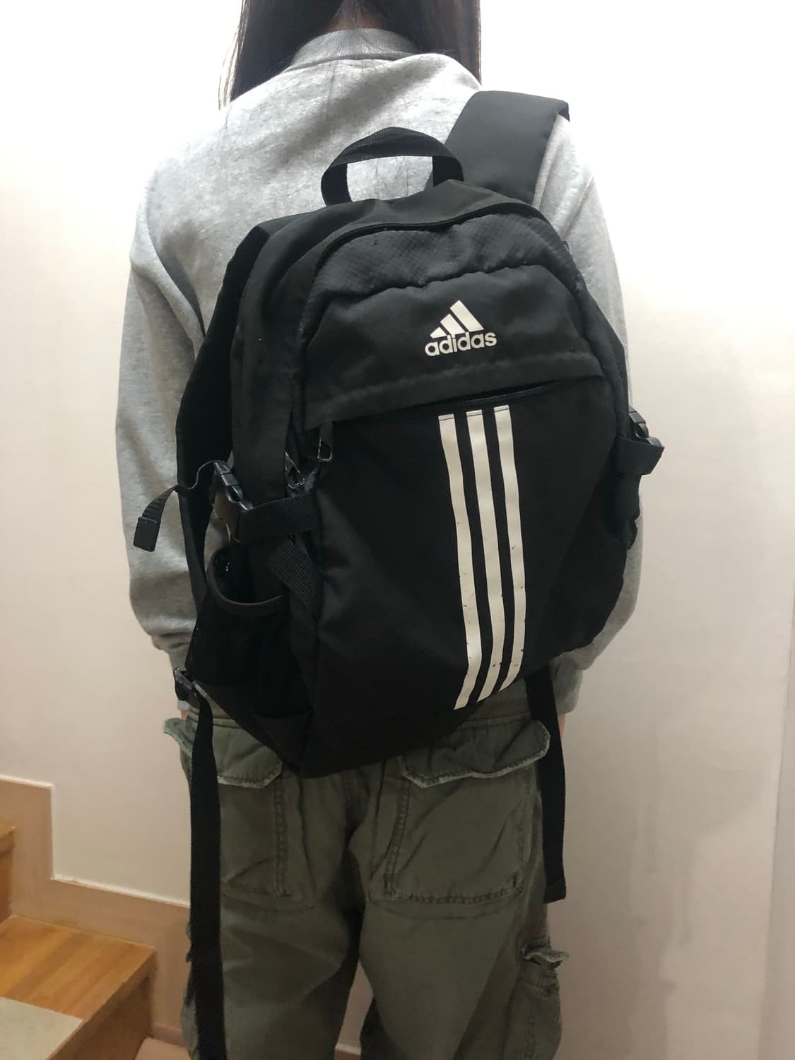 빈티지 아디다스 블랙 백팩 상품이미지1