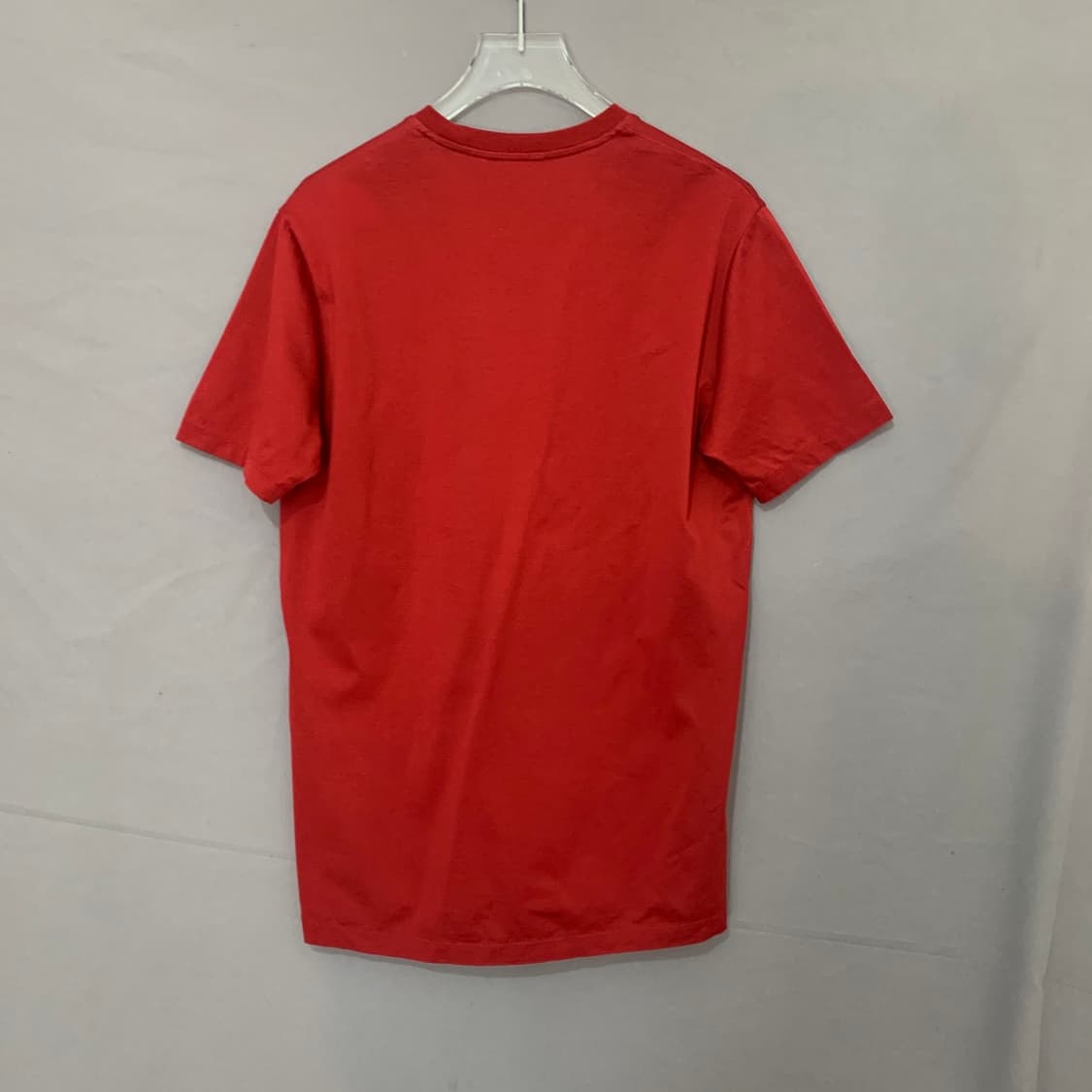 M 엠포리오 아르마니 로고 패치 레드 반팔티 상품이미지2