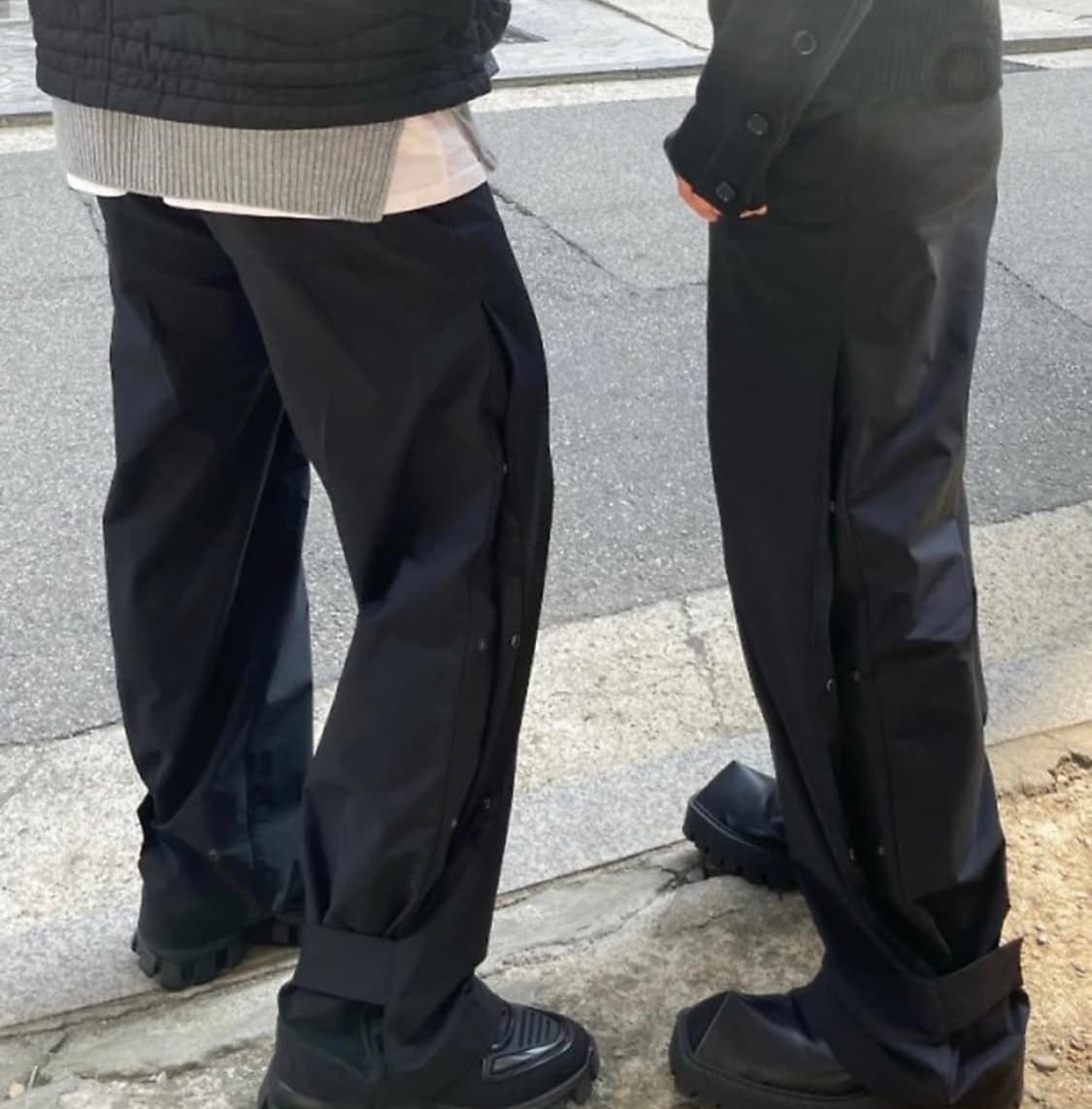 논노드 플렉시블 팬츠 블랙 상품이미지2