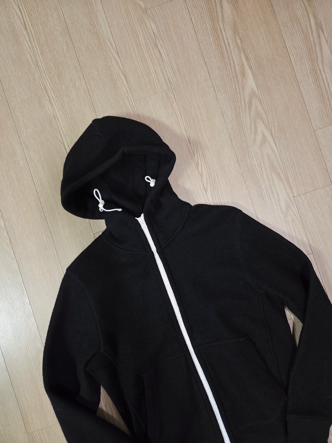 유나이티드 애로우즈 도쿄 화이트 짚업 울 재킷 상품이미지2