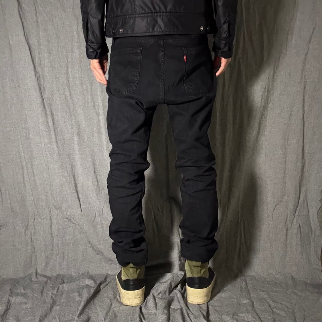 코르티스핏 리바이스 흑청 데님팬츠 상품이미지1