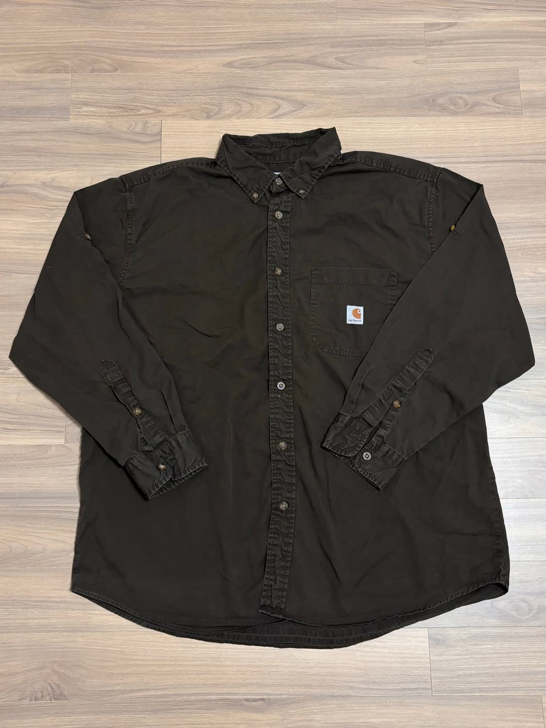 칼하트 셔츠 XL다크브라운 상품이미지1