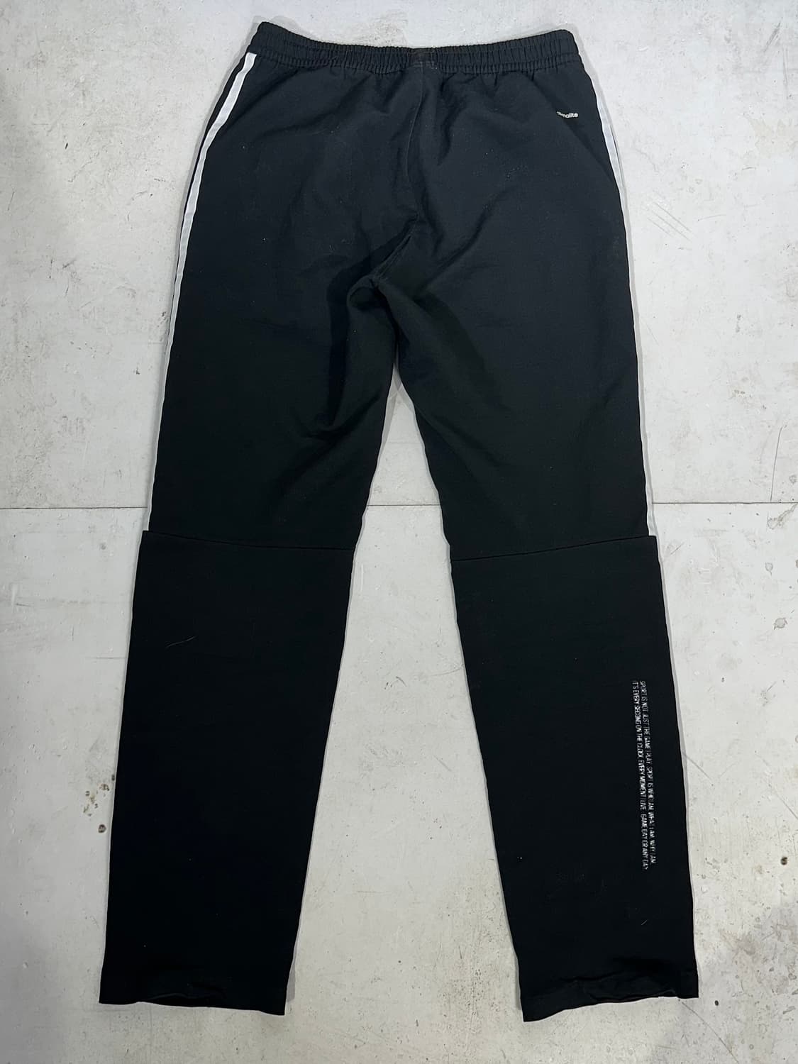 아디다스 블랙 화이트 삼선 트레이닝 팬츠 M 상품이미지5