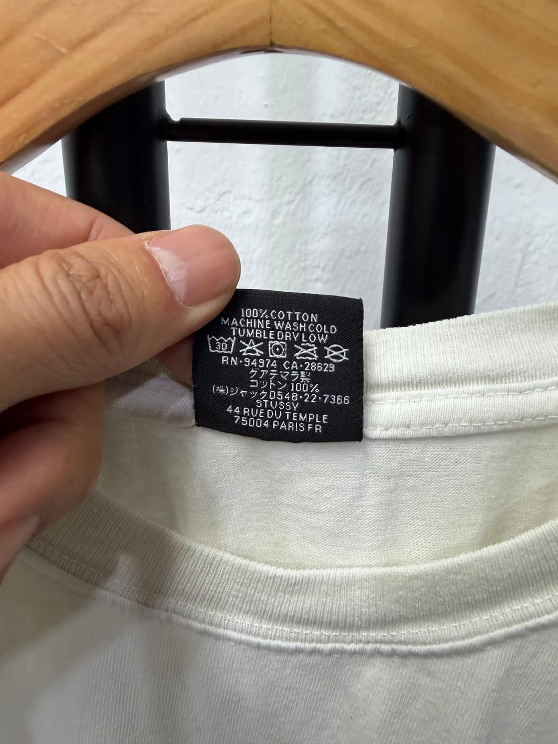정품) 스투시 마틴 로즈 오버사이즈 반팔티 XL 상품이미지7