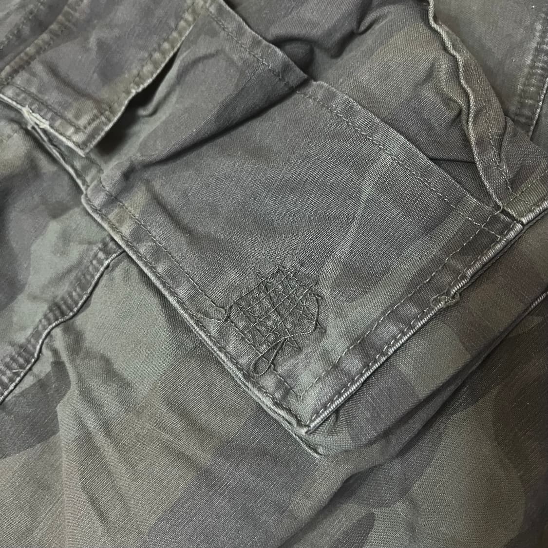 [34] 빈티지 밀리터리 카모 멀티포켓 카고팬츠 상품이미지5