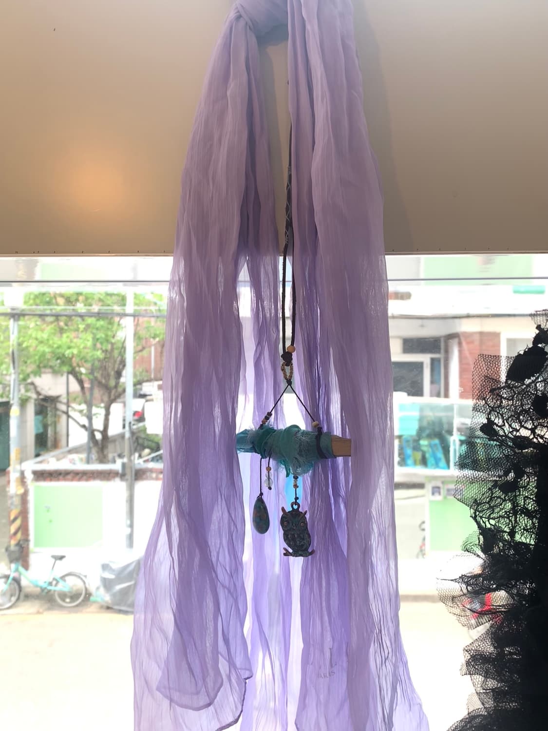 Purple Elle scarf 상품이미지2