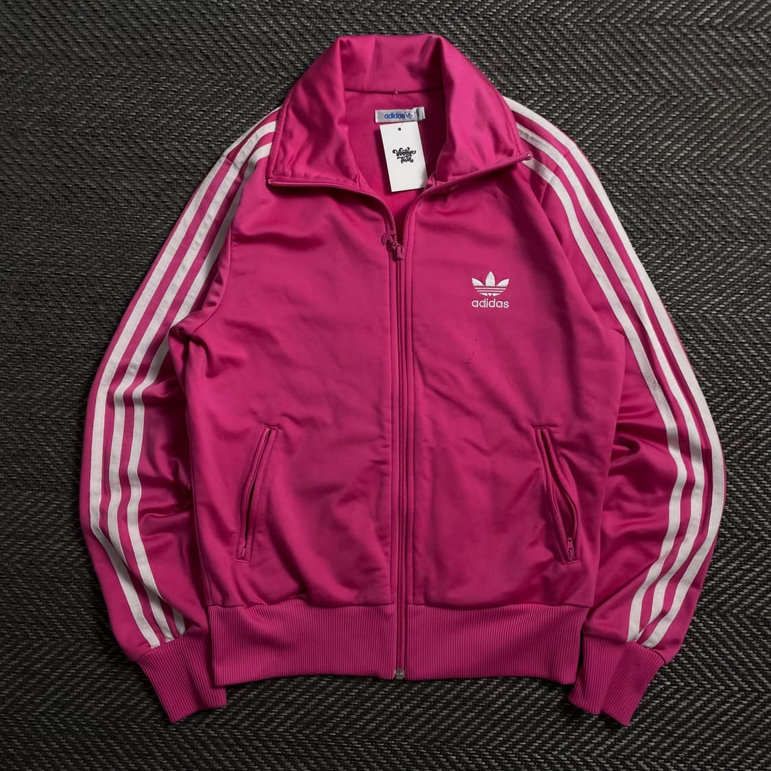 아디다스 우먼스 파이어버드 빅로고 크롭 트랙탑 o 4087 상품이미지2