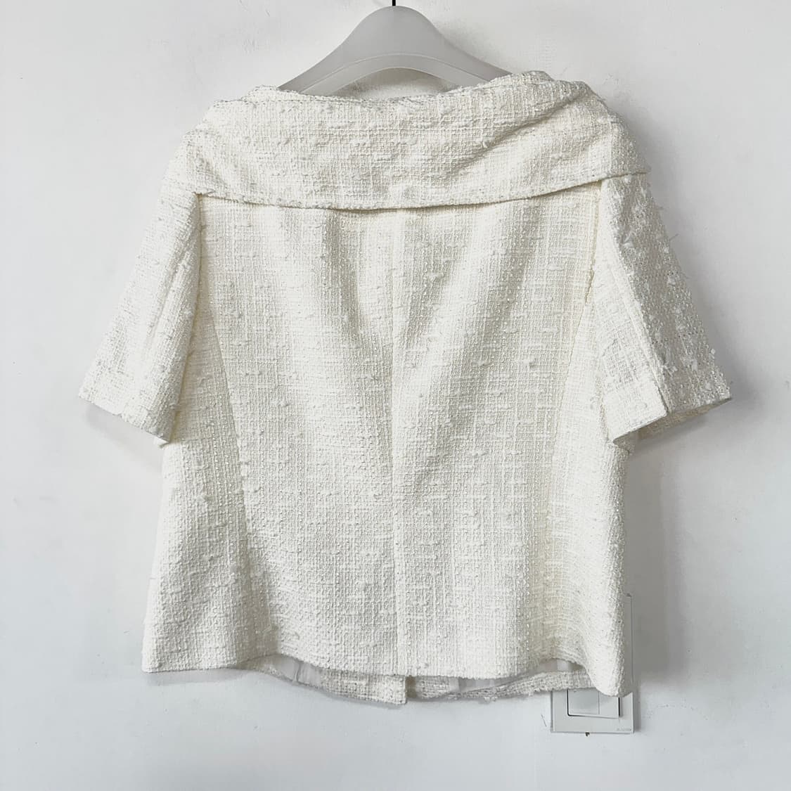 마인 MINE 25SS 러플 칼라 트위드 탑 상품이미지6