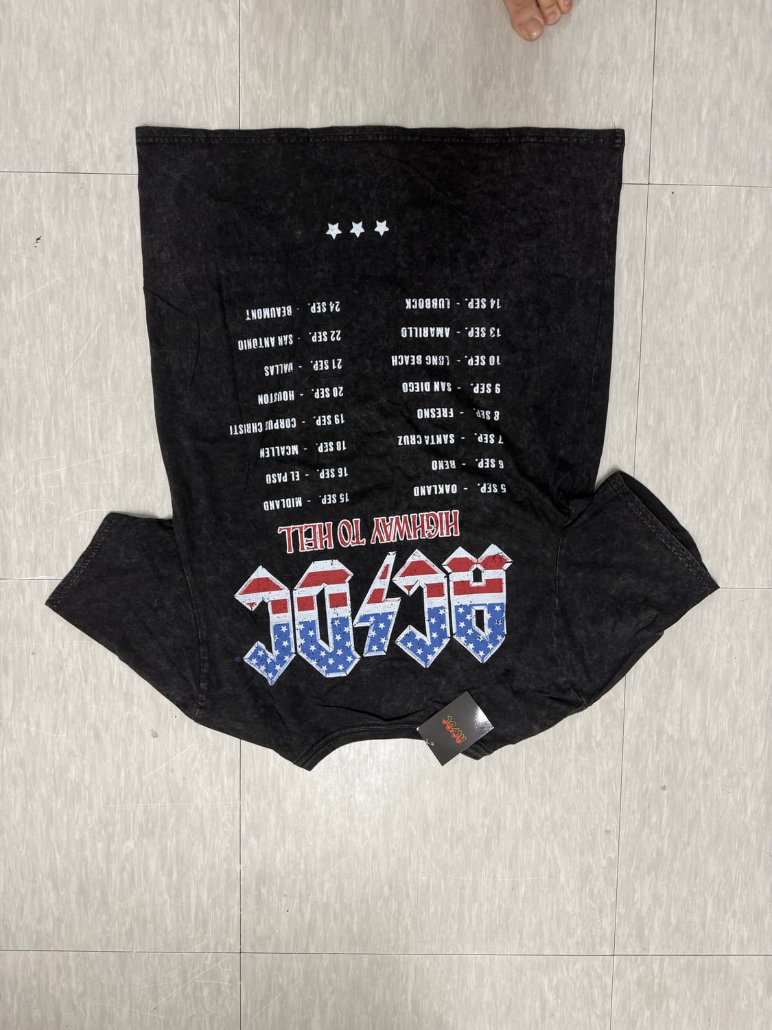 AC/DC Highway To Hell Tour Tee 복각티  상품이미지7