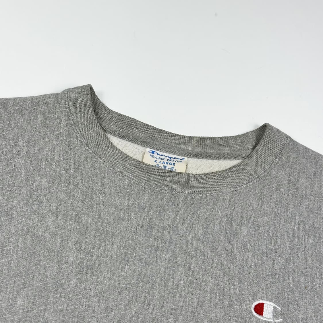 챔피온 리버스위브 헤비코튼 맨투맨 그레이 XL 상품이미지4