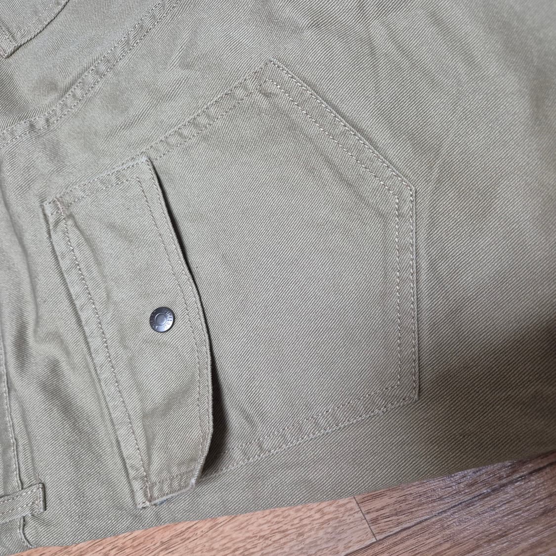 유니폼브릿지 퍼티그팬츠 와이드핏 M 2023년도 베이지 상품이미지2