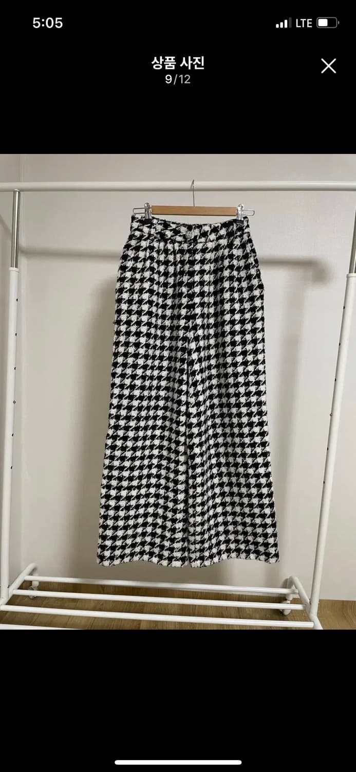 서쿠키 하운드투스팬츠 s 트위드 셋업 팬츠 보석진 체크바지 라보빈티지 상품이미지4