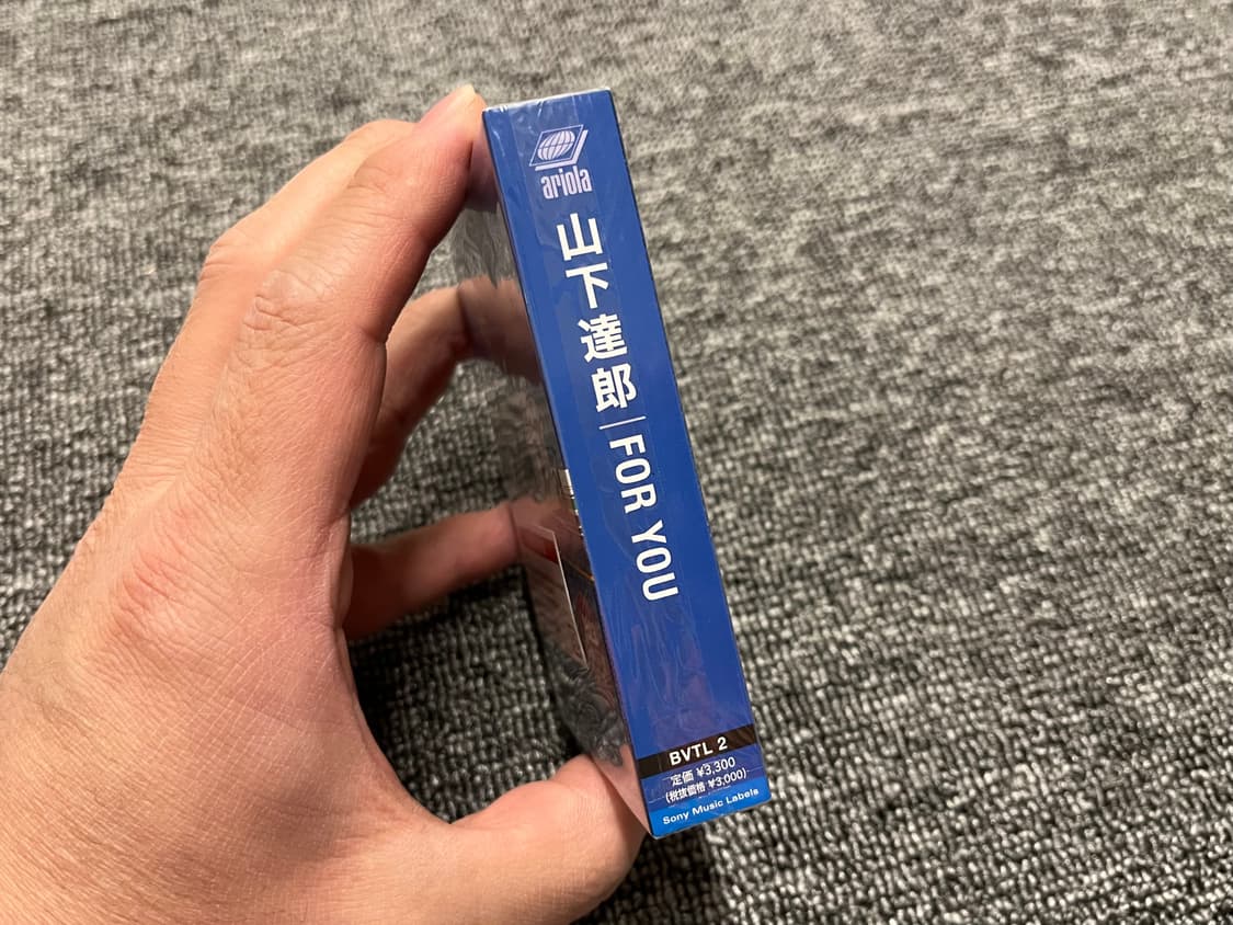 야마시타 타츠로 For You 카세트테이프 2023 리마스터 미개봉 상품이미지3
