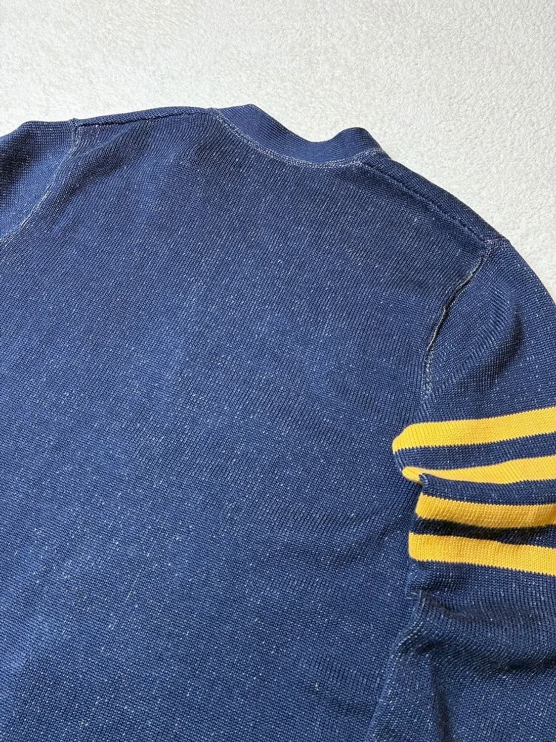 폴로 랄프로렌 00's 피그먼트 레터맨 니트 가디건 PN6371 상품이미지7