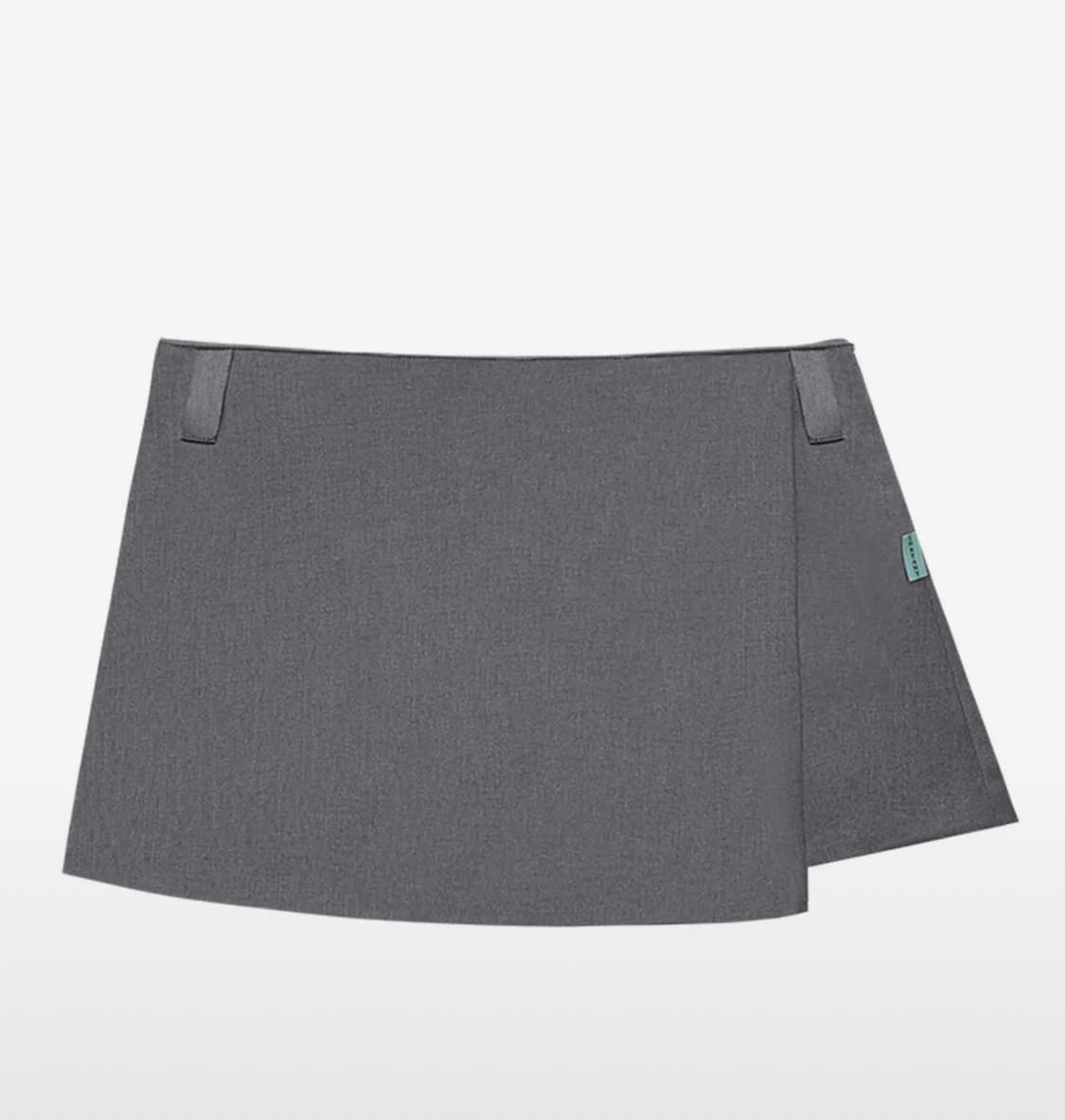 인스턴트펑크 랩 미니 팬츠 스커트 그레이 스커트팬츠 치마 상품이미지1