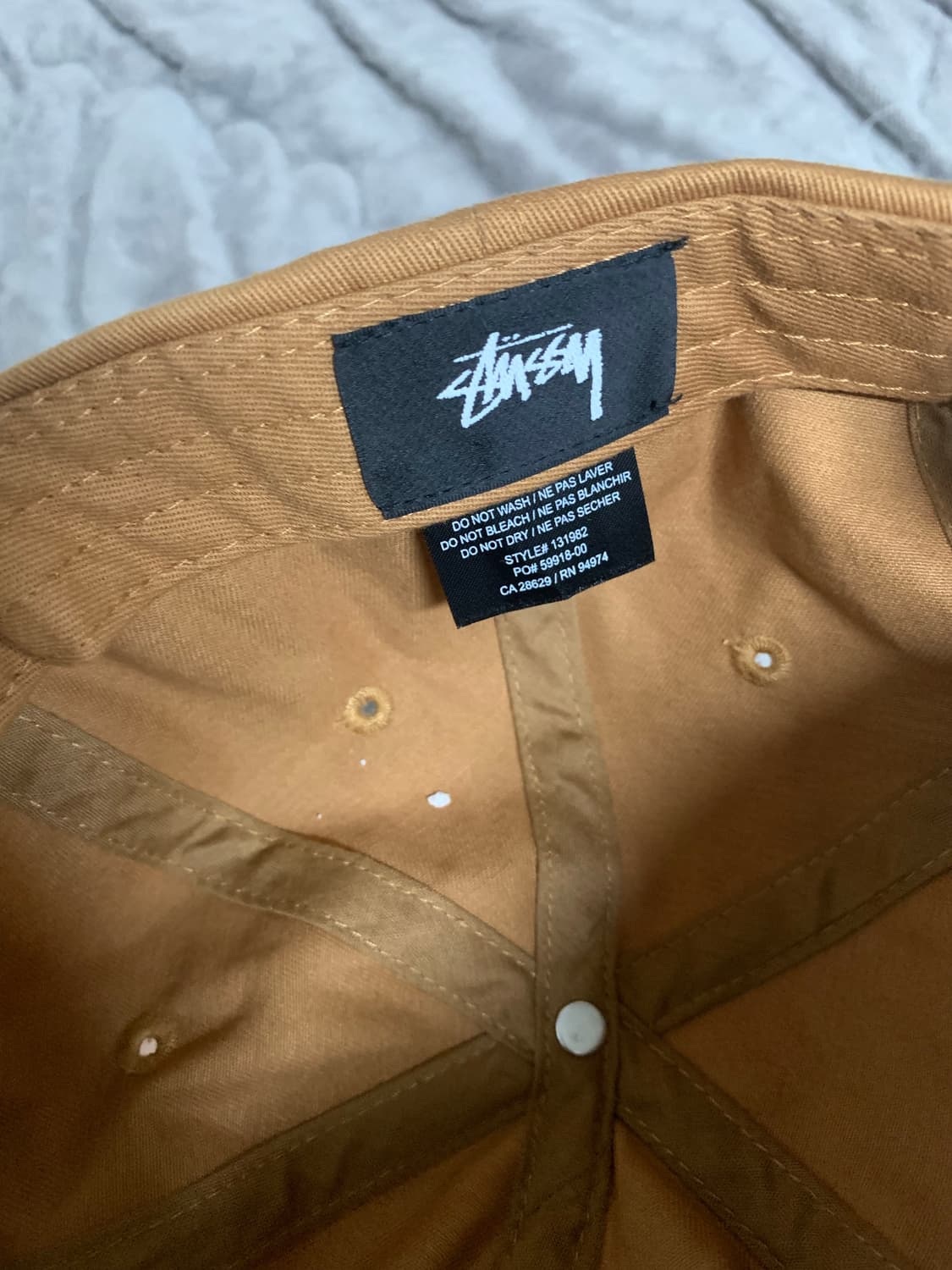 스투시 브라운 볼캡 (F) 상품이미지3