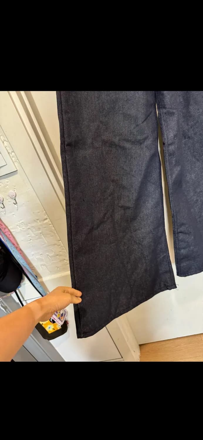 매니모어몽 mmm 인디고 와이드 청바지 새상품 상품이미지6