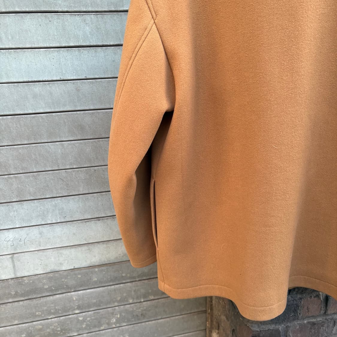 19aw 웰더 베이지 박시 카코트 상품이미지8