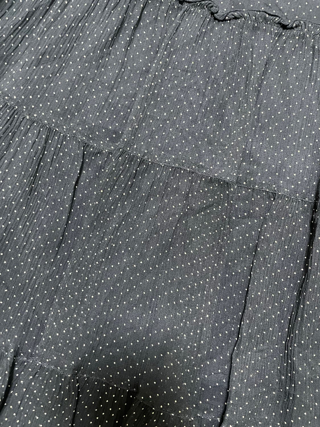 Black Dot Tiered Chiffon Skirt 상품이미지4