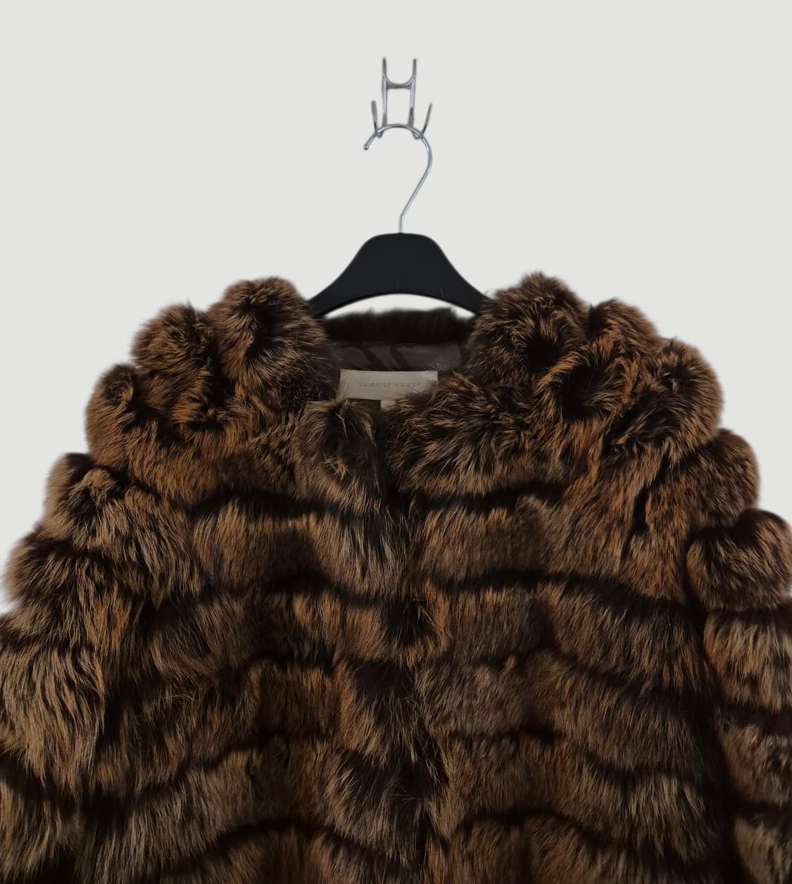 [55]보브VOV 여자 여우털 크롭 숏자켓 상품이미지2