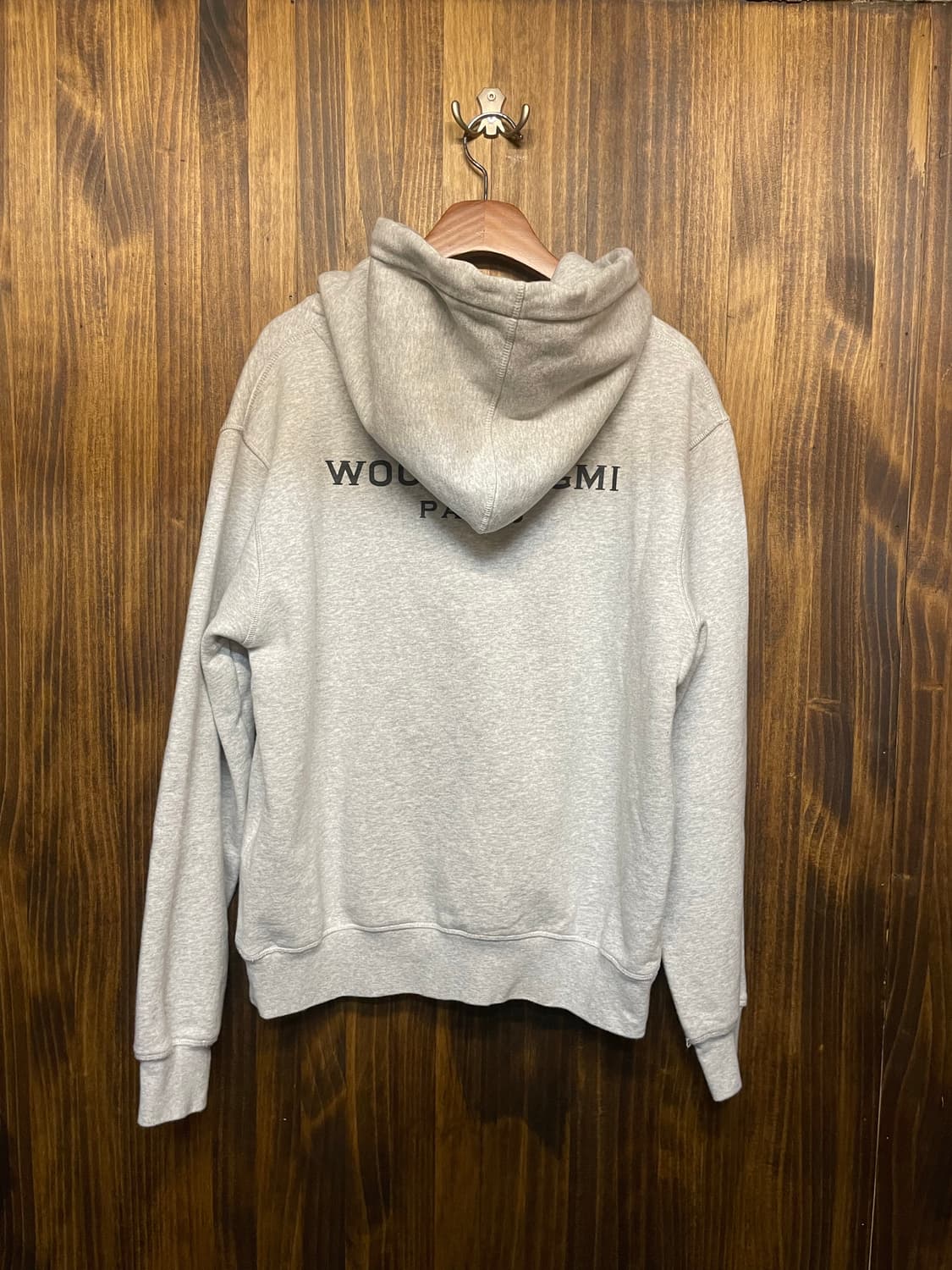wooyuongmi logo patch Hood 상품이미지3